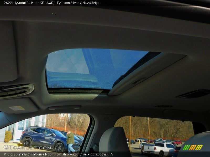 Typhoon Silver / Navy/Beige 2022 Hyundai Palisade SEL AWD