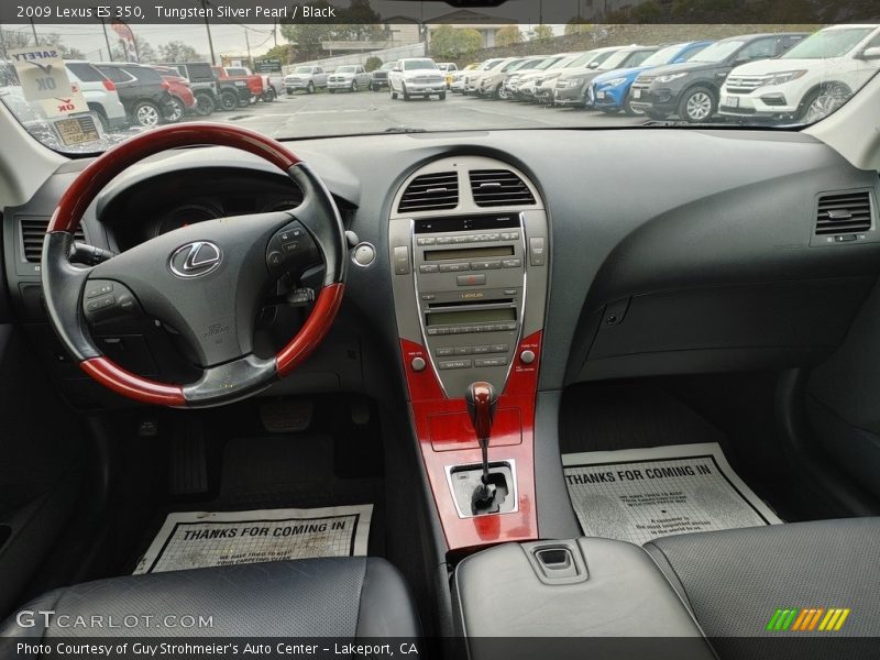 Tungsten Silver Pearl / Black 2009 Lexus ES 350