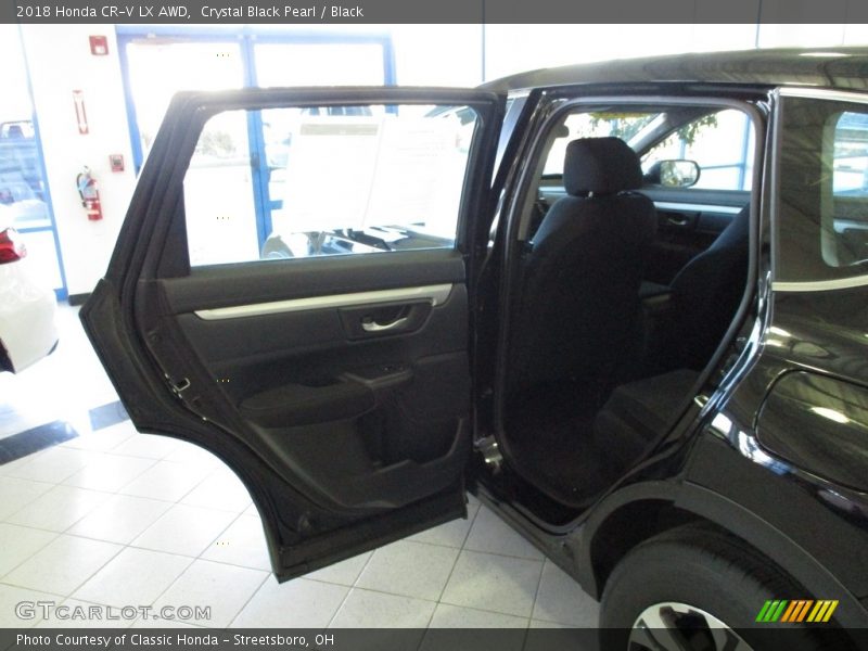 Crystal Black Pearl / Black 2018 Honda CR-V LX AWD