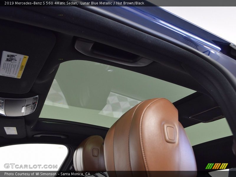 Lunar Blue Metallic / Nut Brown/Black 2019 Mercedes-Benz S 560 4Matic Sedan