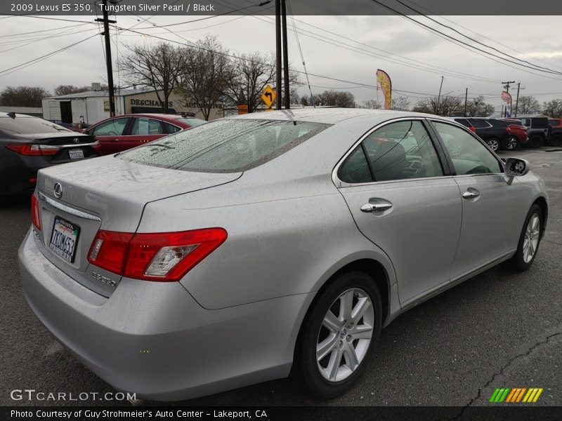 Tungsten Silver Pearl / Black 2009 Lexus ES 350