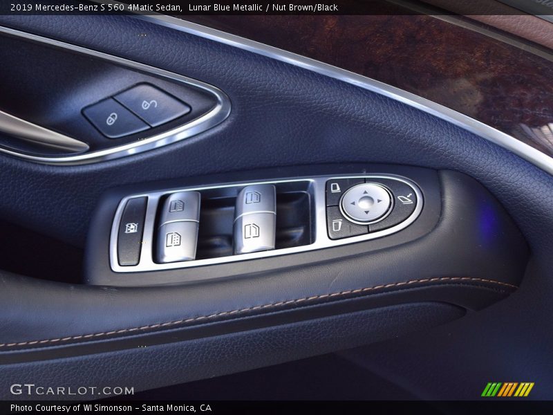 Lunar Blue Metallic / Nut Brown/Black 2019 Mercedes-Benz S 560 4Matic Sedan