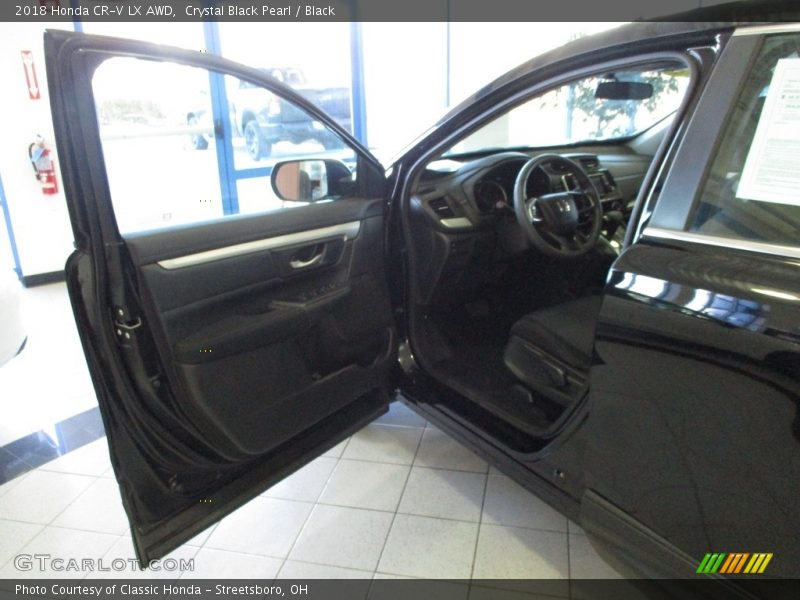 Crystal Black Pearl / Black 2018 Honda CR-V LX AWD