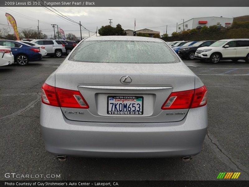 Tungsten Silver Pearl / Black 2009 Lexus ES 350