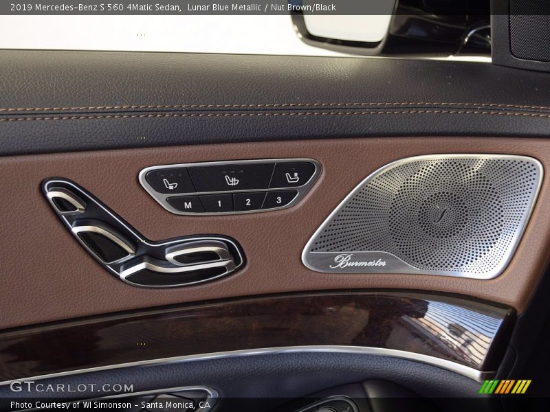 Lunar Blue Metallic / Nut Brown/Black 2019 Mercedes-Benz S 560 4Matic Sedan