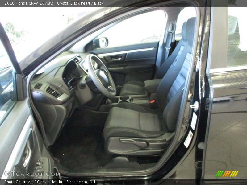 Crystal Black Pearl / Black 2018 Honda CR-V LX AWD