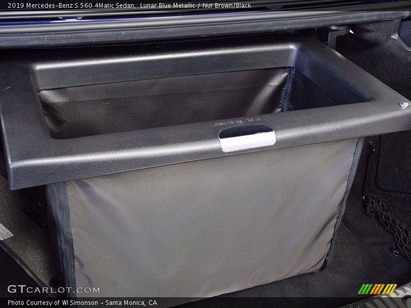 Lunar Blue Metallic / Nut Brown/Black 2019 Mercedes-Benz S 560 4Matic Sedan