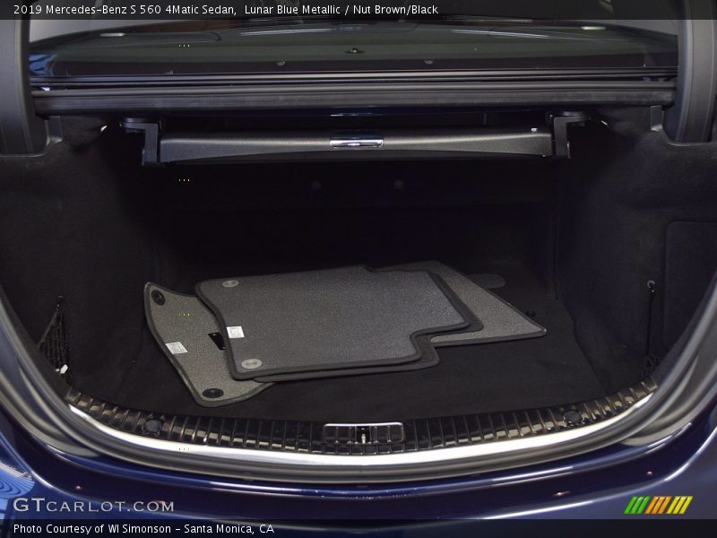 Lunar Blue Metallic / Nut Brown/Black 2019 Mercedes-Benz S 560 4Matic Sedan