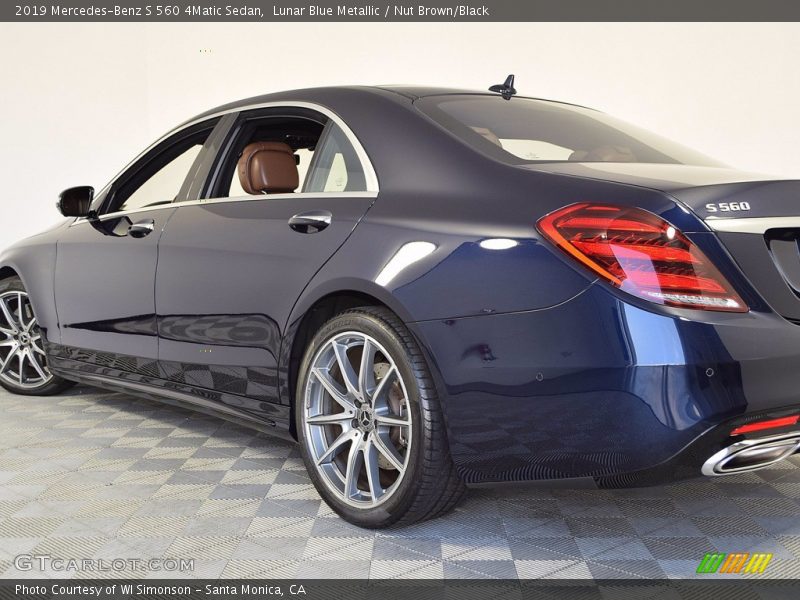 Lunar Blue Metallic / Nut Brown/Black 2019 Mercedes-Benz S 560 4Matic Sedan