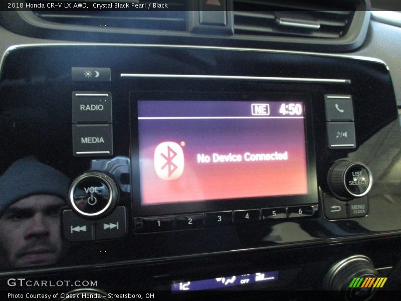 Crystal Black Pearl / Black 2018 Honda CR-V LX AWD
