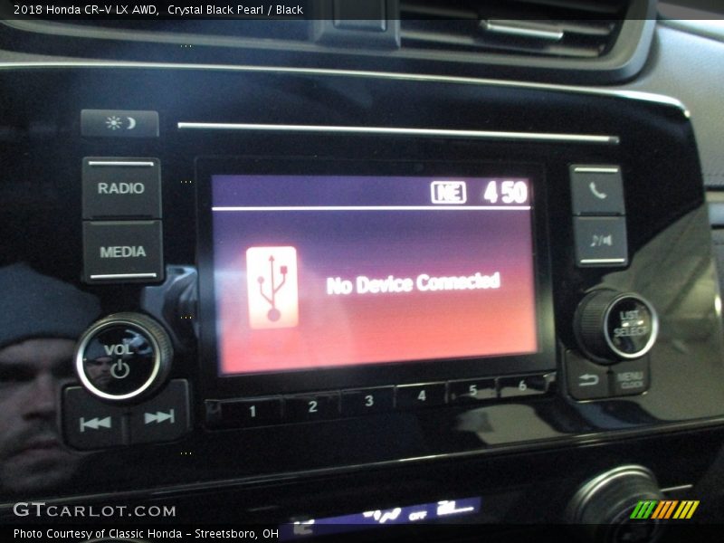 Crystal Black Pearl / Black 2018 Honda CR-V LX AWD