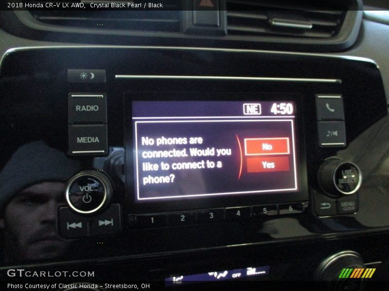 Crystal Black Pearl / Black 2018 Honda CR-V LX AWD