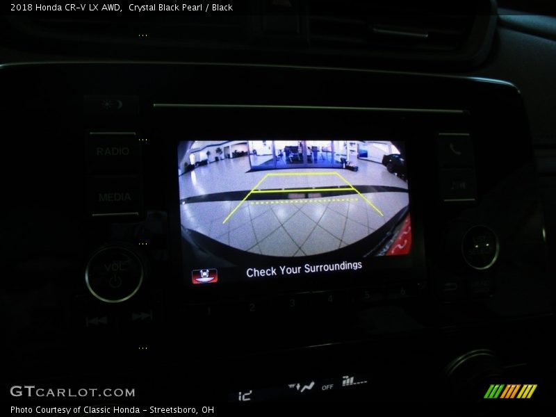 Crystal Black Pearl / Black 2018 Honda CR-V LX AWD