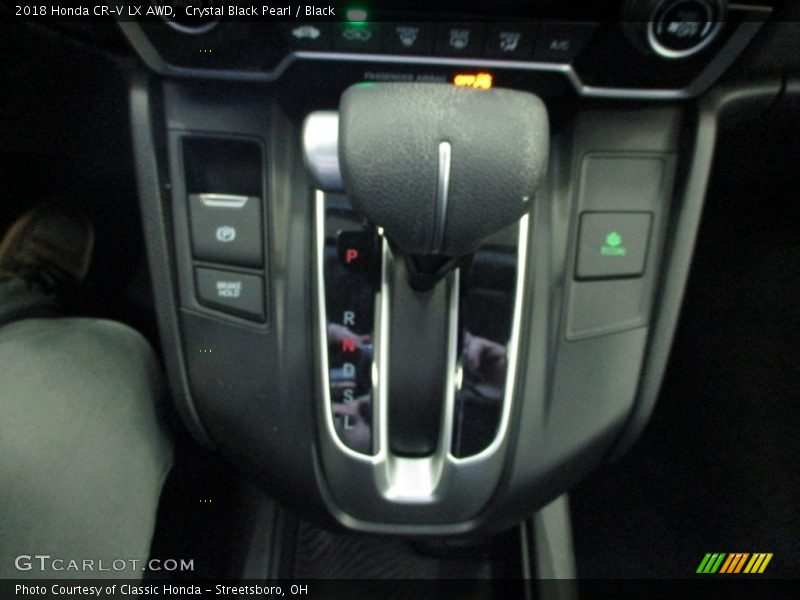 Crystal Black Pearl / Black 2018 Honda CR-V LX AWD