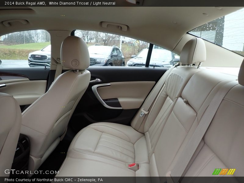 Rear Seat of 2014 Regal AWD