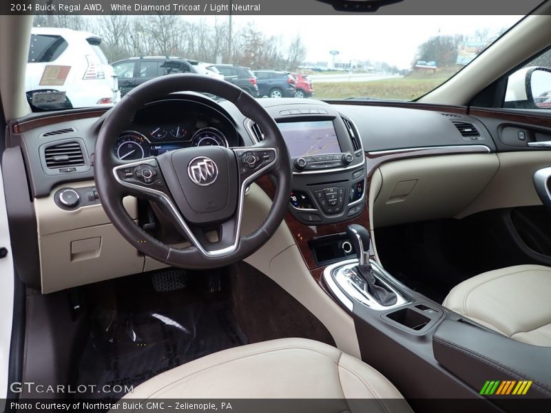 Front Seat of 2014 Regal AWD