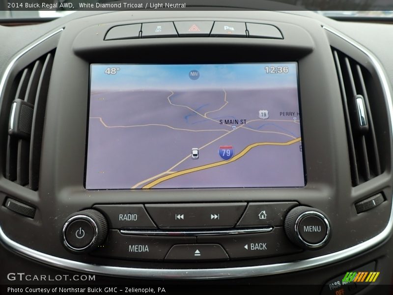 Navigation of 2014 Regal AWD