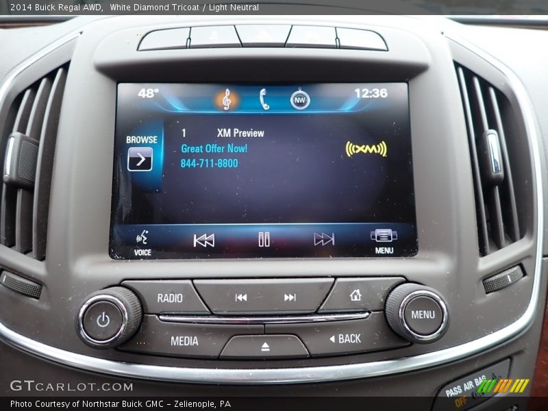 Controls of 2014 Regal AWD
