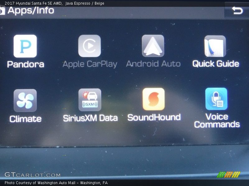 Java Espresso / Beige 2017 Hyundai Santa Fe SE AWD