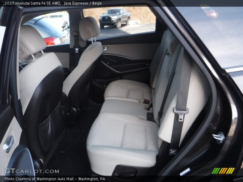 Java Espresso / Beige 2017 Hyundai Santa Fe SE AWD