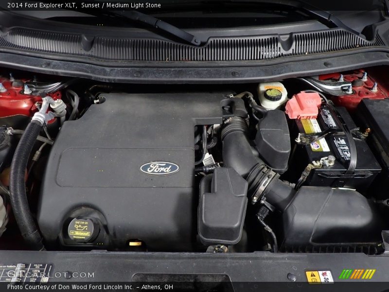 Sunset / Medium Light Stone 2014 Ford Explorer XLT