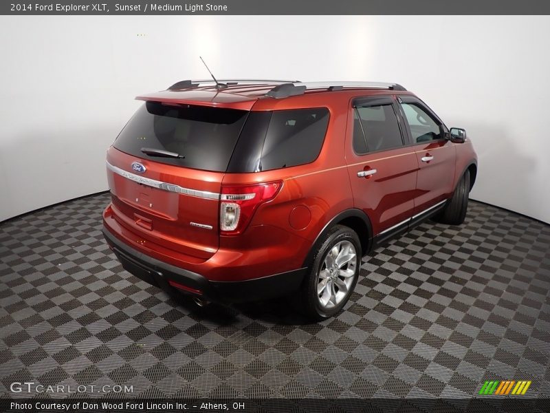 Sunset / Medium Light Stone 2014 Ford Explorer XLT