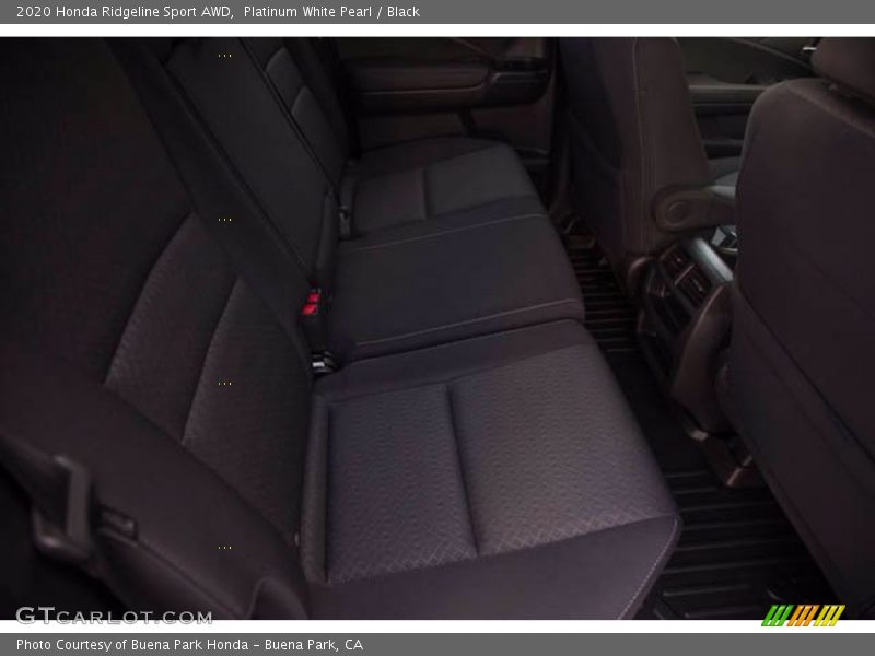 Platinum White Pearl / Black 2020 Honda Ridgeline Sport AWD
