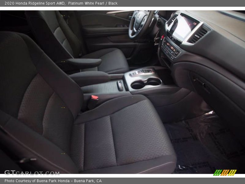 Platinum White Pearl / Black 2020 Honda Ridgeline Sport AWD