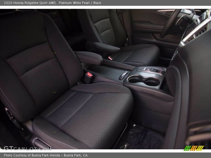 Platinum White Pearl / Black 2020 Honda Ridgeline Sport AWD