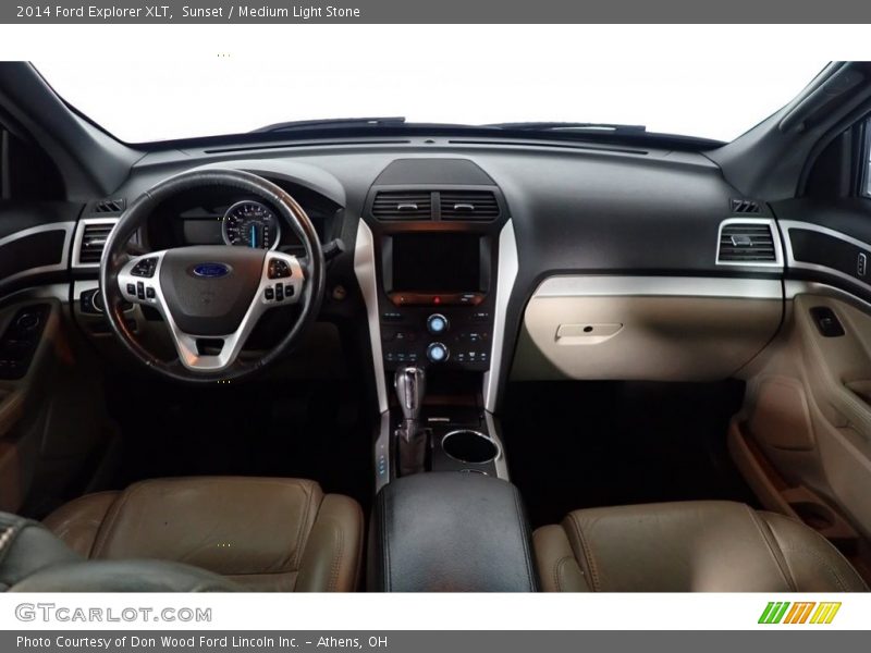 Sunset / Medium Light Stone 2014 Ford Explorer XLT