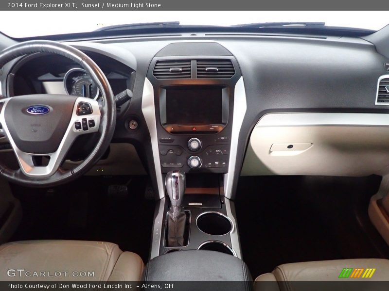 Sunset / Medium Light Stone 2014 Ford Explorer XLT
