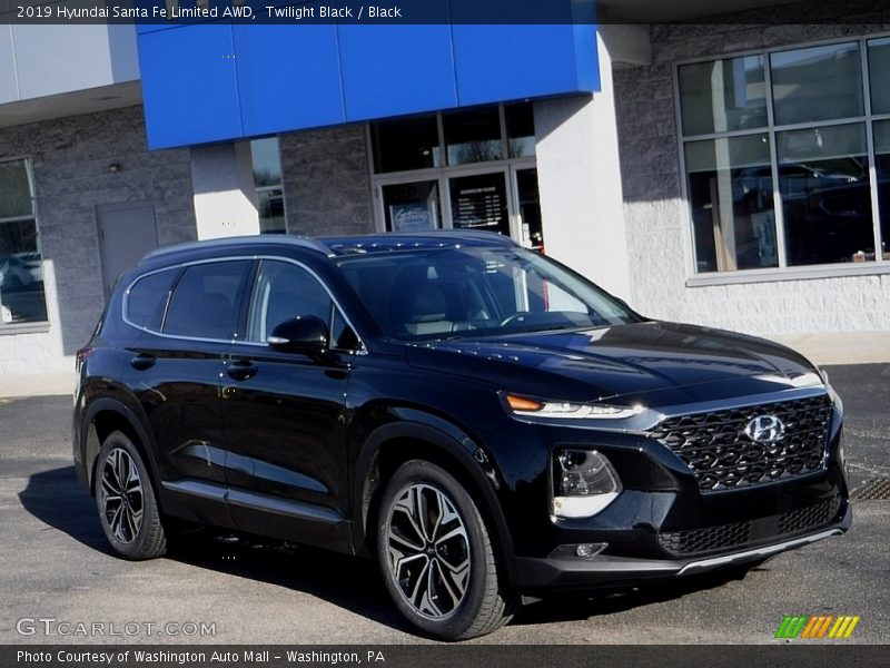 Twilight Black / Black 2019 Hyundai Santa Fe Limited AWD