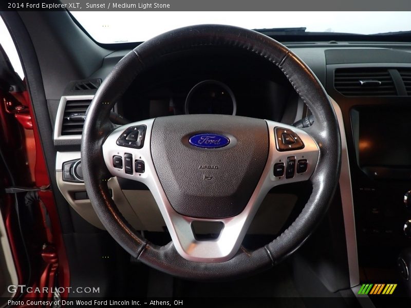 Sunset / Medium Light Stone 2014 Ford Explorer XLT