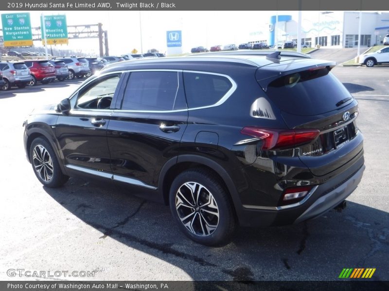 Twilight Black / Black 2019 Hyundai Santa Fe Limited AWD