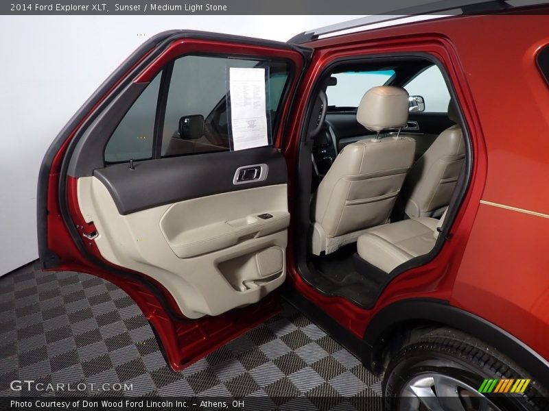 Sunset / Medium Light Stone 2014 Ford Explorer XLT