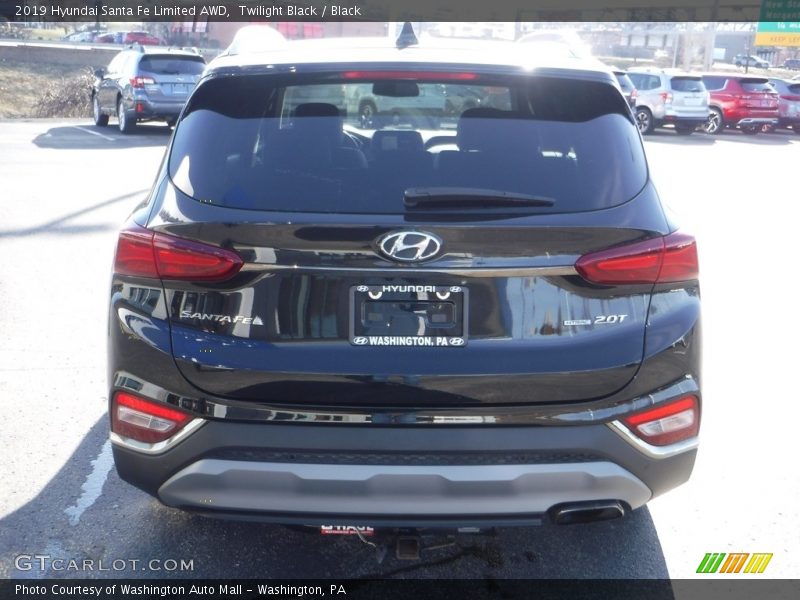 Twilight Black / Black 2019 Hyundai Santa Fe Limited AWD