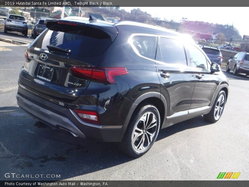 Twilight Black / Black 2019 Hyundai Santa Fe Limited AWD