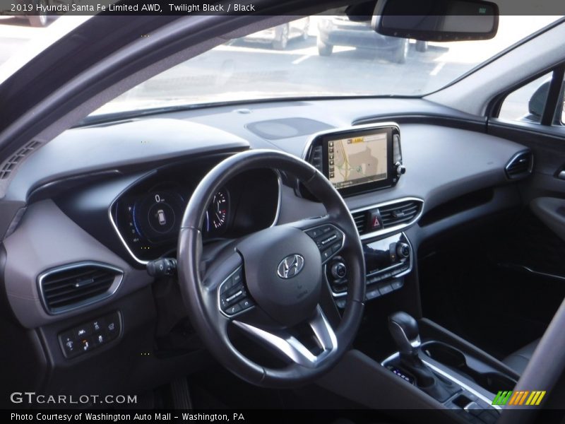 Twilight Black / Black 2019 Hyundai Santa Fe Limited AWD