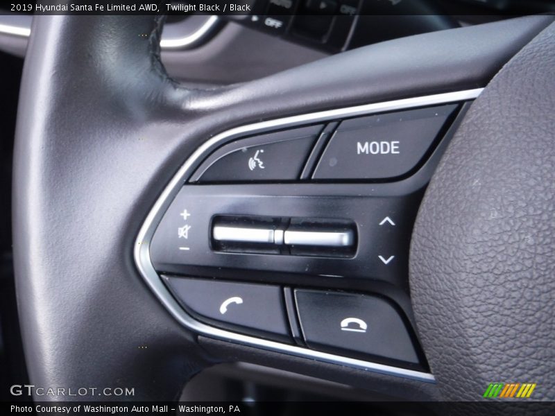 Twilight Black / Black 2019 Hyundai Santa Fe Limited AWD