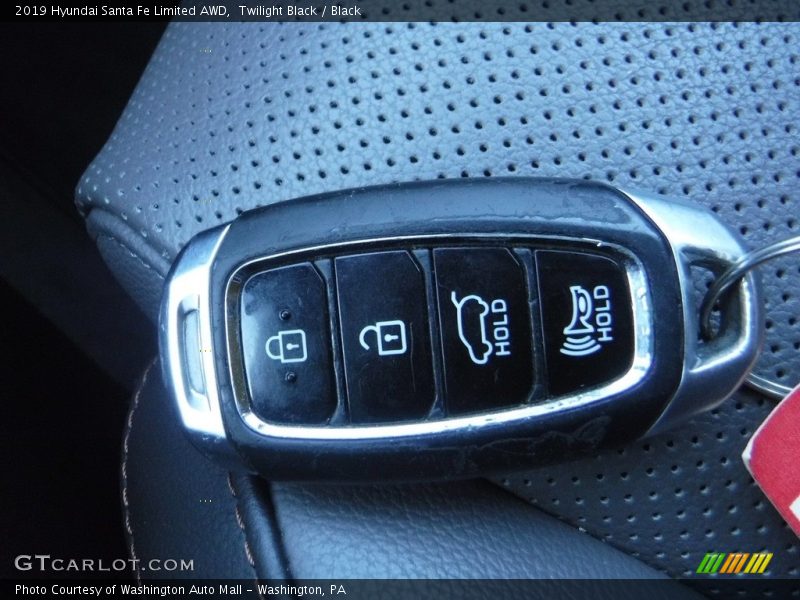Twilight Black / Black 2019 Hyundai Santa Fe Limited AWD