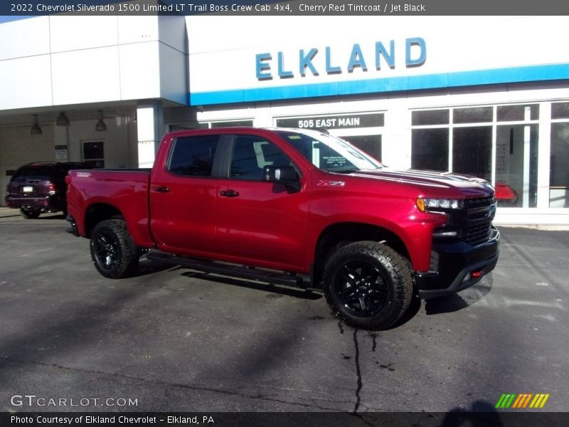 Cherry Red Tintcoat / Jet Black 2022 Chevrolet Silverado 1500 Limited LT Trail Boss Crew Cab 4x4