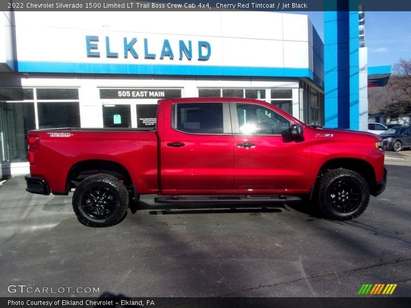 Cherry Red Tintcoat / Jet Black 2022 Chevrolet Silverado 1500 Limited LT Trail Boss Crew Cab 4x4