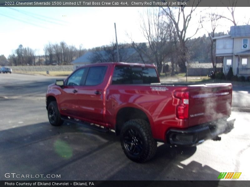 Cherry Red Tintcoat / Jet Black 2022 Chevrolet Silverado 1500 Limited LT Trail Boss Crew Cab 4x4