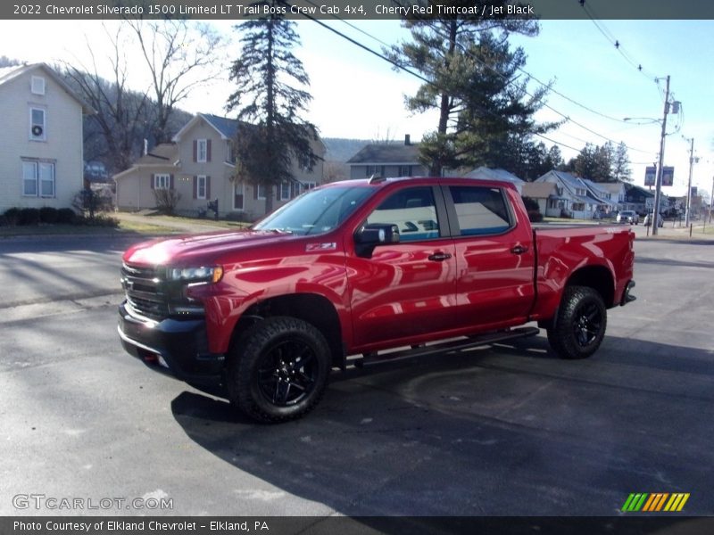 Cherry Red Tintcoat / Jet Black 2022 Chevrolet Silverado 1500 Limited LT Trail Boss Crew Cab 4x4