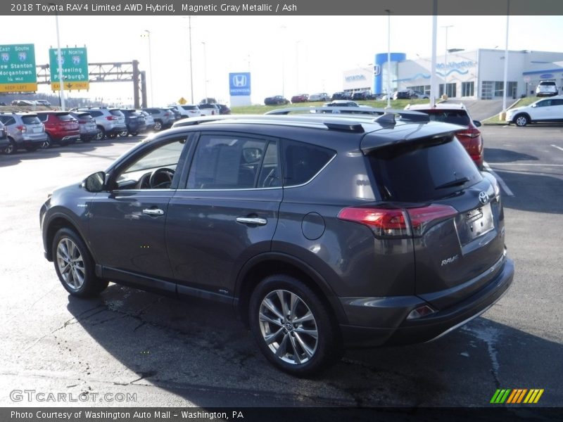 Magnetic Gray Metallic / Ash 2018 Toyota RAV4 Limited AWD Hybrid
