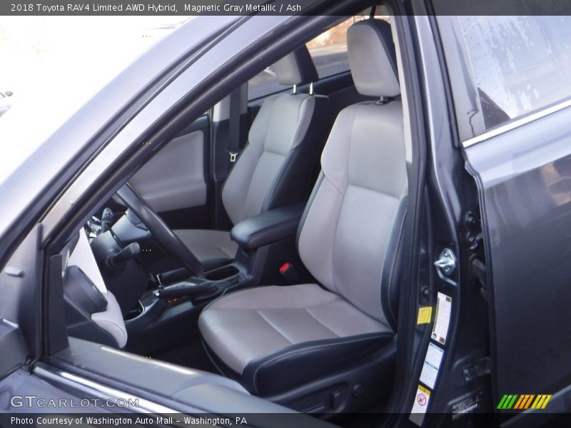 Magnetic Gray Metallic / Ash 2018 Toyota RAV4 Limited AWD Hybrid