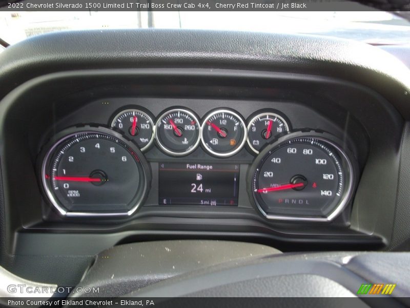 Cherry Red Tintcoat / Jet Black 2022 Chevrolet Silverado 1500 Limited LT Trail Boss Crew Cab 4x4