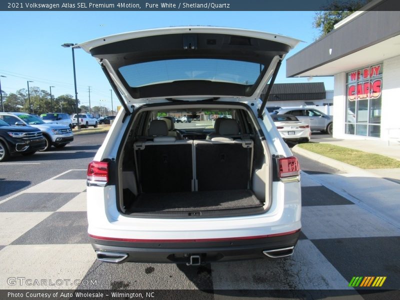 Pure White / Shetland/Quartz 2021 Volkswagen Atlas SEL Premium 4Motion