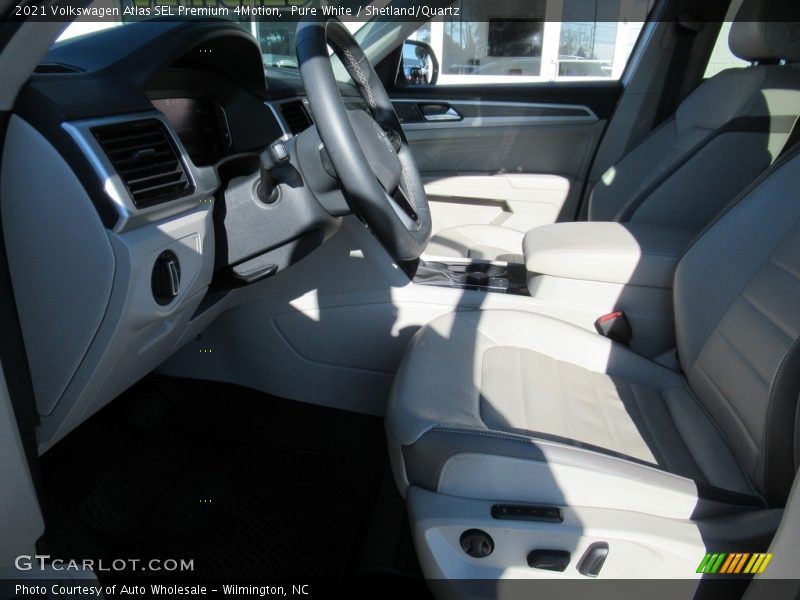 Pure White / Shetland/Quartz 2021 Volkswagen Atlas SEL Premium 4Motion