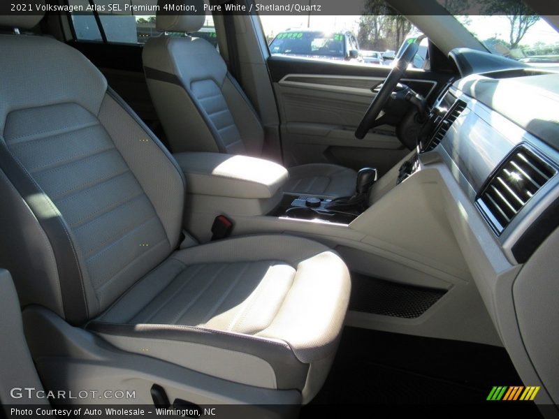 Pure White / Shetland/Quartz 2021 Volkswagen Atlas SEL Premium 4Motion